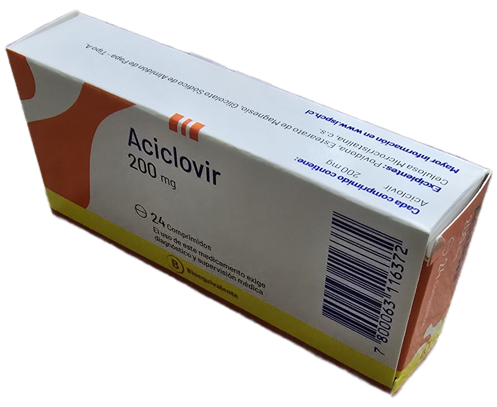 ACICLOVIR 200MG.24 COMP MINTLAB