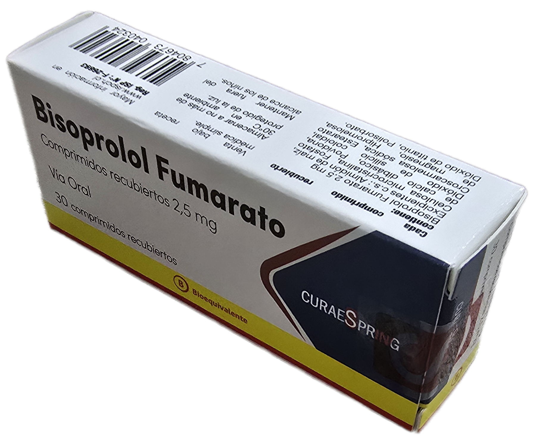 BISOPROLOL 2,5MG x 30COM ETHON